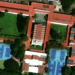Santa Ana Tepetitlán Beach Volleyball Court #3 — aerial view