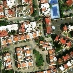 Santa Ana Tepetitlán Beach Volleyball Court #1 — aerial view