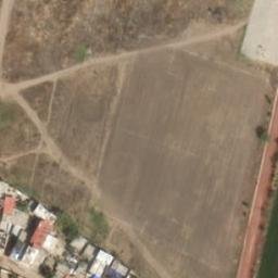 Cancha de usos múltiples — aerial view