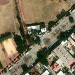 El Tequesquite Beach Volleyball Court — aerial view