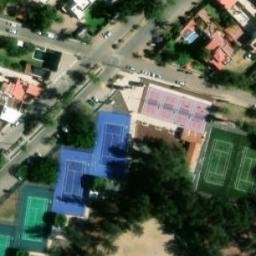 Santa Cruz de la Soledad Beach Volleyball Court #1 — aerial view