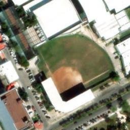 Zona Centro Beach Volleyball Court — aerial view