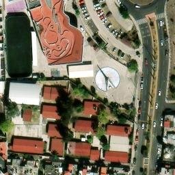Ciudad Peluche Beach Volleyball Court #5 — aerial view
