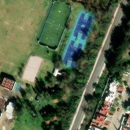Tenencia Morelos Beach Volleyball Court #5 — aerial view