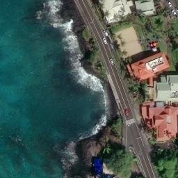 Beach Volleyball Court — aerial view