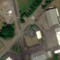 Old Mill Field House — aerial view