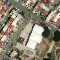 Santa María Tulpetlac Beach Volleyball Court #4 — aerial view
