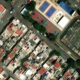 Santa María Tulpetlac Beach Volleyball Court #3 — aerial view