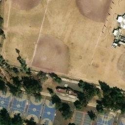 Popular Rastro Beach Volleyball Court #2 — aerial view