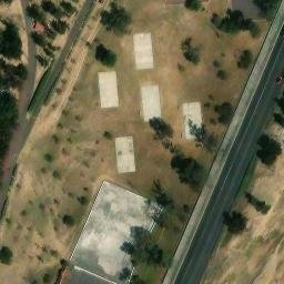 Aragón Beach Volleyball Court #3 — aerial view