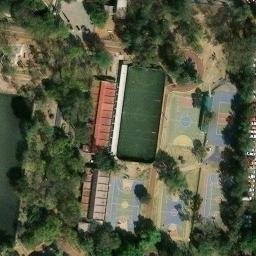 Ciudad de México Beach Volleyball Court #32 — aerial view