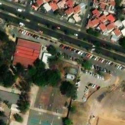 Pueblo Santiago Acahualtepec Beach Volleyball Court #26 — aerial view