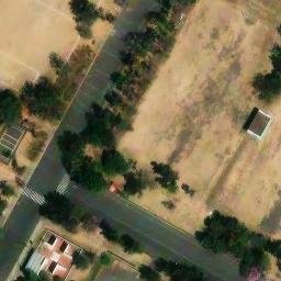 Pueblo Santiago Acahualtepec Beach Volleyball Court #8 — aerial view