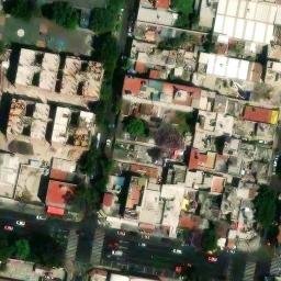 Pueblo Santiago Acahualtepec Beach Volleyball Court #7 — aerial view