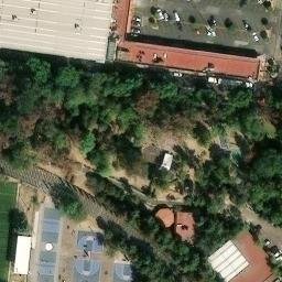Ciudad de México Beach Volleyball Court #25 — aerial view