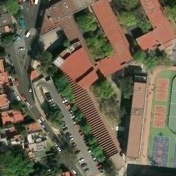 Ciudad de México Beach Volleyball Court #18 — aerial view