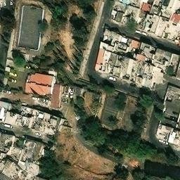 Pueblo Santiago Acahualtepec Beach Volleyball Court #1 — aerial view