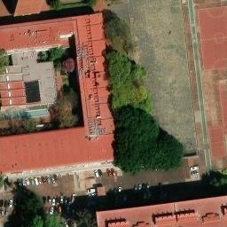 Ciudad Universitaria Beach Volleyball Court #5 — aerial view