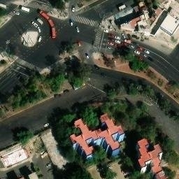 Volleyball de Playa Villa Olímpica — aerial view
