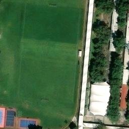 Cancha de volibol UAM Xochimilco — aerial view