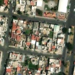 San Juan Ixtayopan Beach Volleyball Court — aerial view