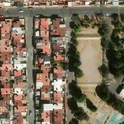 San Salvador Tizatlalli Beach Volleyball Court — aerial view