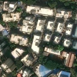 Dadar beach — aerial view