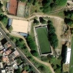 Chamilpa Beach Volleyball Court — aerial view