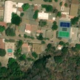 Tecomán Beach Volleyball Court #1 — aerial view