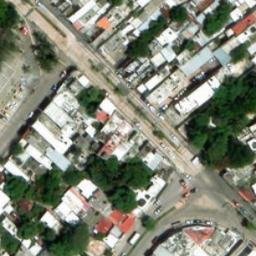 Ciudad del Carmen Beach Volleyball Court #2 — aerial view