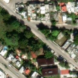 Chetumal Beach Volleyball Court — aerial view