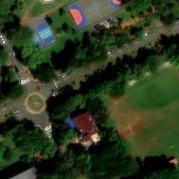 Canchas de Voleibol UASD — aerial view