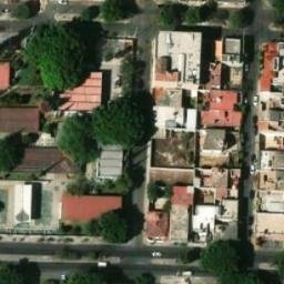 Tehuacán Beach Volleyball Court #2 — aerial view
