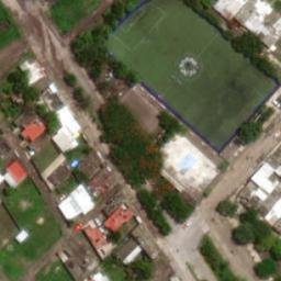 Infonavit Beach Volleyball Court — aerial view