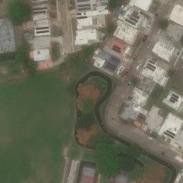 Bairoa volleyball court — aerial view