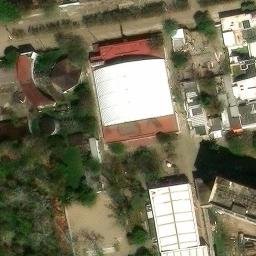 María de la Piedad Beach Volleyball Court #2 — aerial view