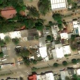 María de la Piedad Beach Volleyball Court #1 — aerial view