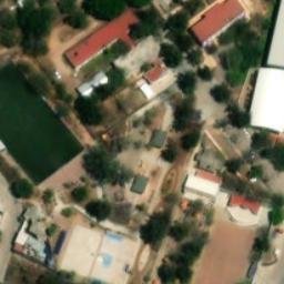 Huajuapan Beach Volleyball Court — aerial view