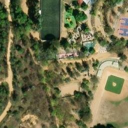 Oaxaca Beach Volleyball Court #2 — aerial view