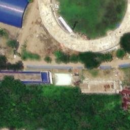 UEP Volleyball Court — aerial view