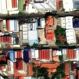 456 Volleyball Court — aerial view