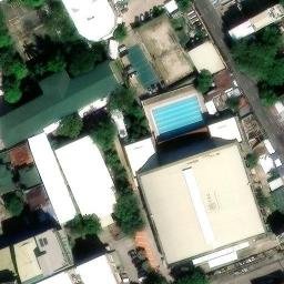 Lawn Tennis and Volleyball Courts — aerial view