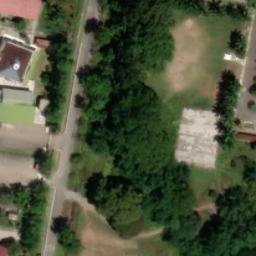 Sand Volleyball Court in Lhokseumawe, AC — aerial view