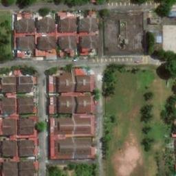 Court Volleyball Bukit Jana — aerial view