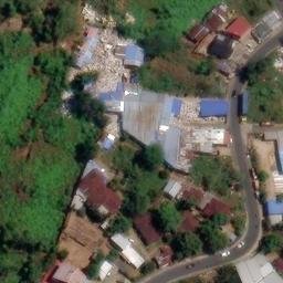 Lapangan Voly Pasir Buha — aerial view