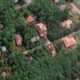 Lapangan Voli Pambang Pesisir — aerial view