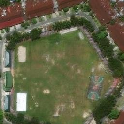 Suka Mulia Beach Volleyball Court #2 — aerial view