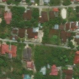 Sand Volleyball Court in Pekanbaru, RI — aerial view