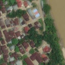 Sand Volleyball Court in Kuantan Tengah, RI — aerial view