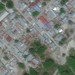 Sand Volleyball Court in Kecamatan Palu Barat, ST — aerial view
